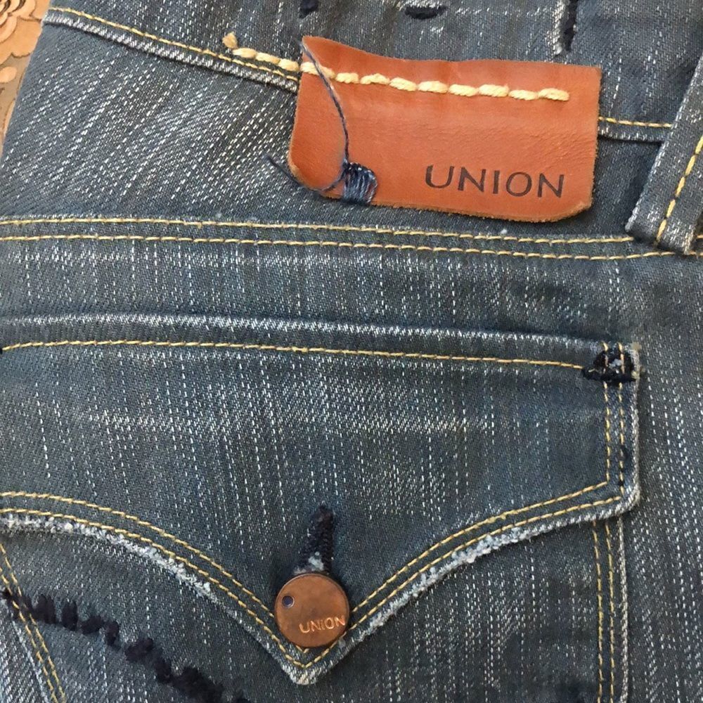 Union denim jean pants low rise - Picture 5 of 6